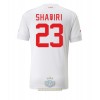 Maglia ufficiale Svizzera Xherdan Shaqiri 23 Trasferta Mondiali 2022 per Uomo